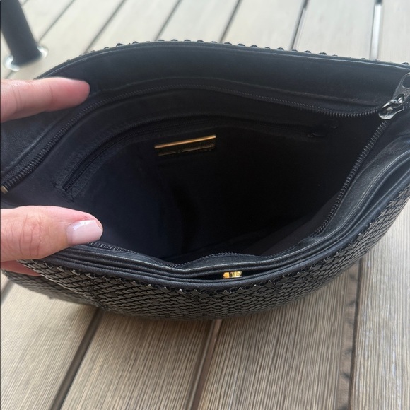 Whiting & Davis Black and Silver Mesh Clutch - Picture 4 of 6